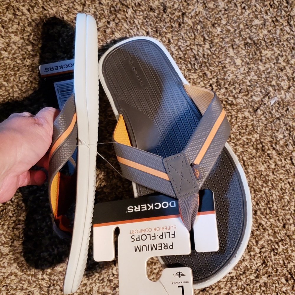 DOCKERS PREMIUM FLIP FLOPS SANDALS - Picture 2 of 3